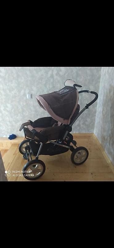 Gəzinti arabaları: Uşaq arabası – “My Baby” brendi, 4 təkərli şassi (arxada iki iri — 2