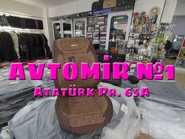 maşin oturacaqlari: Avtomobil oturacaqları üçün örtüklər katan 🚙🚒 ünvana və bölgələrə — 1