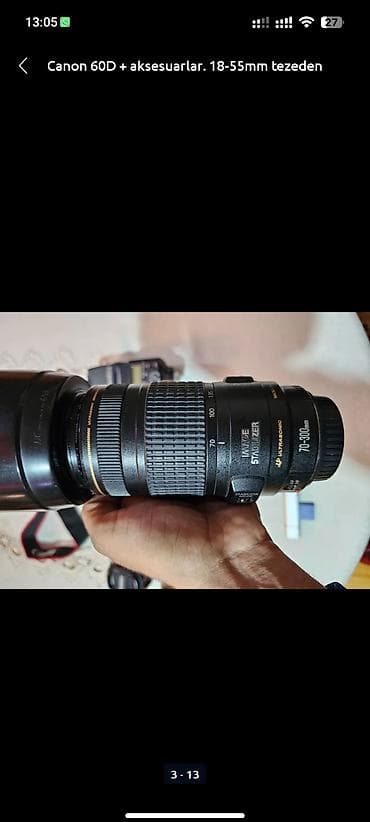 eos 60d: Canon 60D foto-video dəsti Peşəkar çəkiliş üçün tam komplekt. Dəstdə — 4