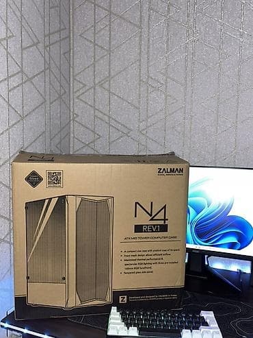 Masaüstü kompüterlər və iş stansiyaları: Güclü oyun və iş stansiyası – RGB soyutmalı Zalman korpusda yığılmış — 7
