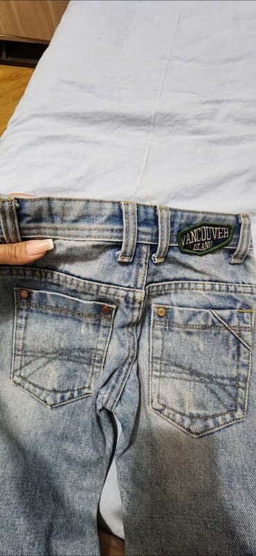 Джинсы и брюки: Цвет - Голубой, Джинсы, Для мальчиков, 3 - 4 года — 2