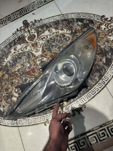 Поворотники: Левая, Ближний, дальний свет, Hyundai, 2014 г., Оригинал, Б/у — 2