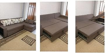 Künc divan, İşlənmiş, Açılan, Bazalı, Parça, Çatdırılma yoxdur