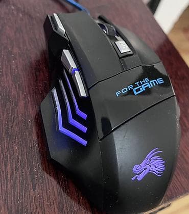 Gaming mouse – “FOR THE GAME” yazılı, ejderha loqolu model
