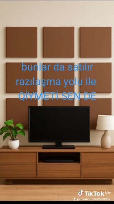 divar kağızları ve qiymetleri: Daxili məkanlar üçün nəzərdə tutulmuş dekorativ divar paneli. Bu — 4