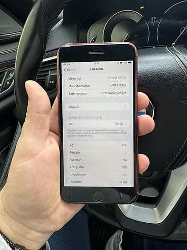 iphone 9 plus: IPhone 8 Plus, 64 GB, Qırmızı, Barmaq izi — 2