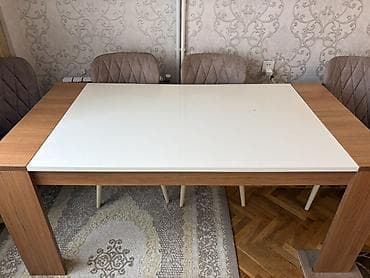 reception masa: İşlənmiş, Künc divan, Qonaq otağı üçün, Açılmayan — 3