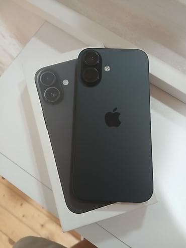 IPhone 16, 256 GB, Qara, Face ID, Zəmanət