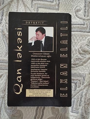 Художественная литература: Elxan Elatlı – “Qan ləkəsi” (detektiv roman) • Janr: Detektiv • Dil — 2