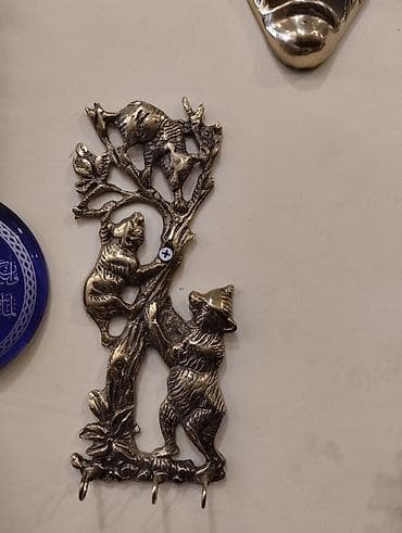ev divar dekorlari: Bürünc dekor kolleksiyası - Divar asılqanları: Əl işçiliyi bürüncdən — 4