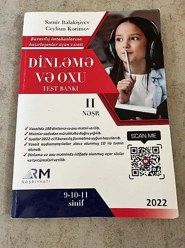Dinleme ve oxu II nəşr 2022. Səliqəli vəziyyətdədir içi yazılmayıb çox at lalafo.az Dinleme ve oxu II nəşr 2022. Səliqəli vəziyyətdədir içi yazılmayıb çox