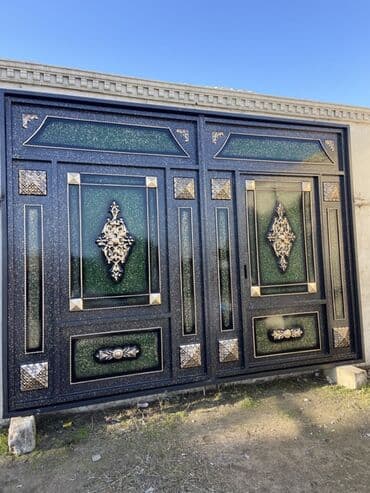 həyət qapları: Yeni Dəmir Həyət darvazası, Yana açılan, 350 m, Mexaniki, Qapı ilə, Kredit var, Ödənişli quraşdırma, Ünvandan götürmə, Ödənişli çatdırılma, Rayonlara çatdırılma — 3