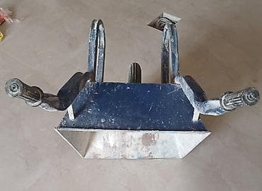 Tikinti üçün əl arabası (təkərli kirşə) - Material: tam metal gövdə — 5