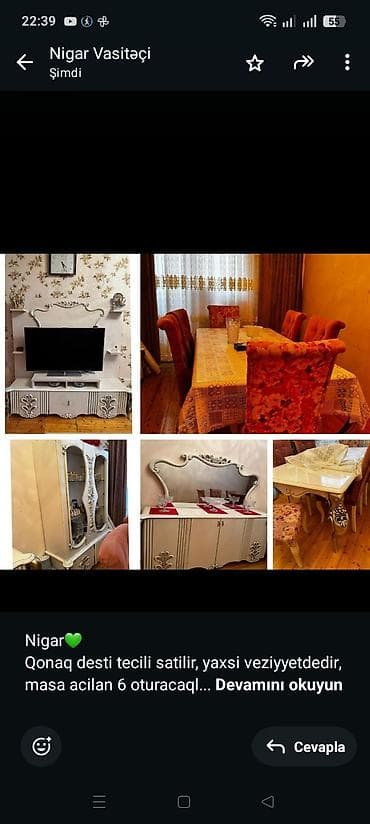 Nigar💚 Qonaq desti tecili satilir, yaxsi veziyyetdedir, masa acilan 6 lalafo.az -da Nigar💚 Qonaq desti tecili satilir, yaxsi veziyyetdedir, masa acilan 6