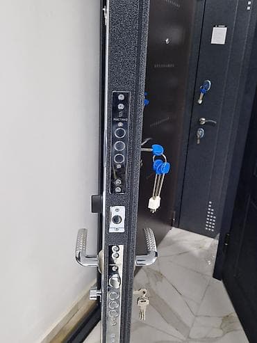 Quru inşaat materialları: Mənzil üçün Yeni Giriş qapısı 90x205 sm Zamok ilə, Zəmanətli, Ödənişli quraşdırma, Ödənişli çatdırılma — 2