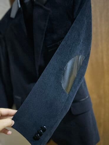 велюровые мужские спортивные костюмы: Мужской костюм, Демисезон, цвет - Черный — 6