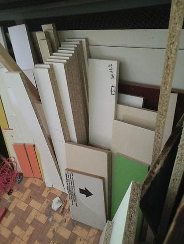 qapi taxta: Mebel istehsalı üçün kəsilmiş laminatlardan artıq qalan hissələr — 2