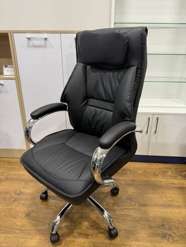 спинка для офисного кресла: С колесиками, Рукояти регулируются, Кожзаменитель — 5