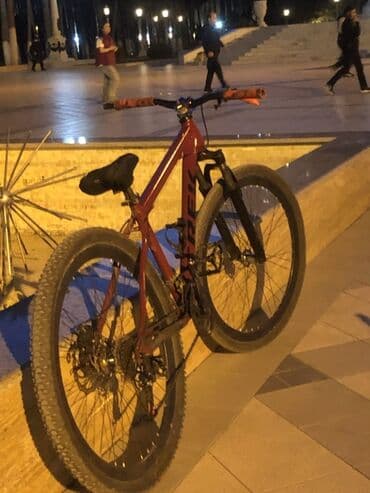 salcano велосипед цена: TREK dağ velosipedi - Çərçivə: Alüminium hardtail, qırmızı rəng, TREK — 3