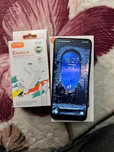 samsung a0: Samsung Galaxy A22, 128 GB, rəng - Qara, Barmaq izi, İki sim kartlı, Face ID — 2