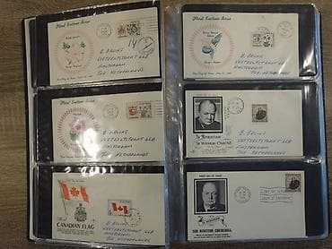 Filateliya toplusu – zərf və markalı poçt tarixçəsi albomları — 6