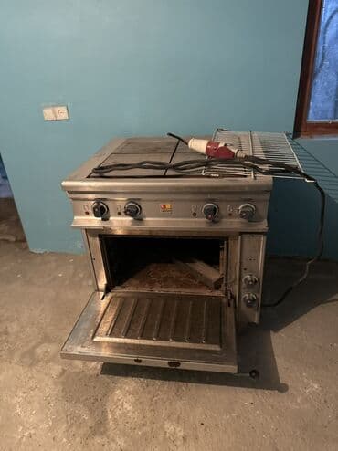 induksion plitə: Плита Электрическая, Отдельностоящая, 4 конфорки, Б/у — 1