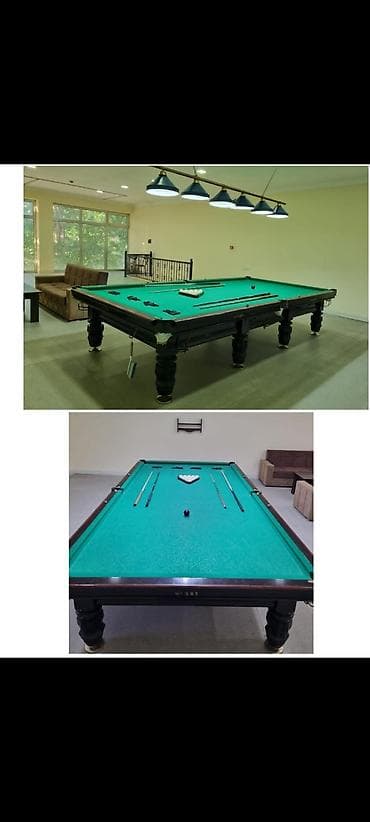 Billiardniy stol bütün avadanliqlari üstündə verilecey qiymet 4300 azn