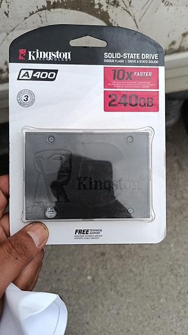Kingston A400 SSD – 240GB əldə 2 ədəddir. 1 ədədi 100azn - Növ