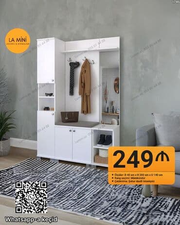 Dəhliz üçün, Paltar üçün, Açılan, 2 qapılı lalafo.az -da Dəhliz üçün, Paltar üçün, Açılan, 2 qapılı