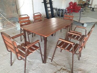 kafe restoran: Yeni, Açılmayan, Kvadrat masa, 4 stul — 16