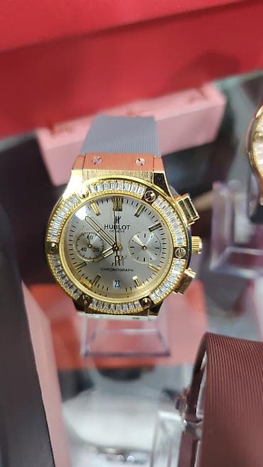 qol saati: Hublot Geneve xronoqraf qol saatı - Korpus: cilalanmış metal (qızılı — 4