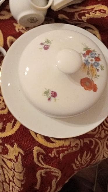 borcam qablari: Sup qabları, 1 əd, rəng - Ağ, Farfor, Almaniya — 1