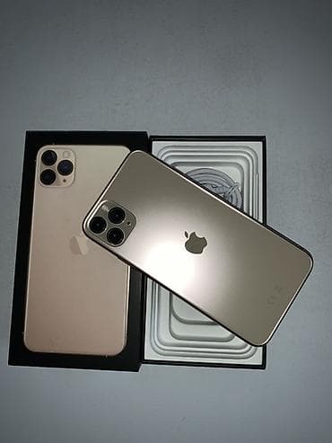 iphone 12 pro ikinci el: IPhone 11 Pro Max, 64 GB, Qızılı, Face ID — 4