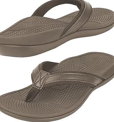 sup oyunu: Kişi üçün barmaqarası terlik/sandal - Rəng: tünd zeytun/boz ton - — 2