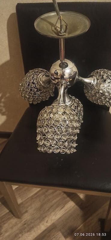 kabel 4×4: Çılçıraq, 4 lampa, Metal — 5