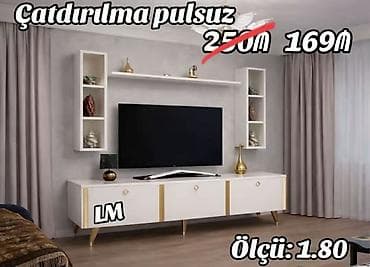 Düz TV altlığı, Polkalı, Laminat lalafo.az -da Düz TV altlığı, Polkalı, Laminat