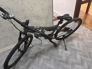 velosiped: AVA V3 dağ velosipedi. Qara və boz rəng kombinində, narıncı — 1