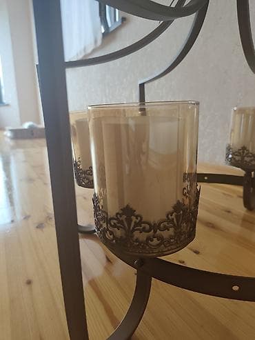 Çılçıraq, 6 lampa, Metal — 2