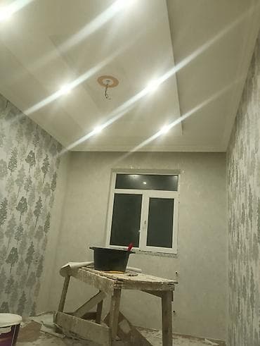 evlerin temiri ve dizayni: Daxili təmir və dekorasiya xidməti - Divar kağızı vurulması: klassik — 5