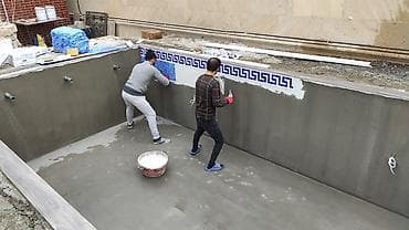 Hovuz tikintisi, hovuz təmiri, hovuz mozaika işləri