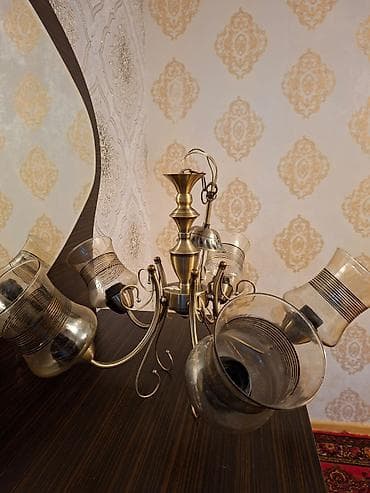 Çılçıraq, 5 lampa, Metal