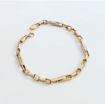 золотые комплекты с бриллиантами в баку: Браслет, Versace, Желтое золото, 585 проба — 2