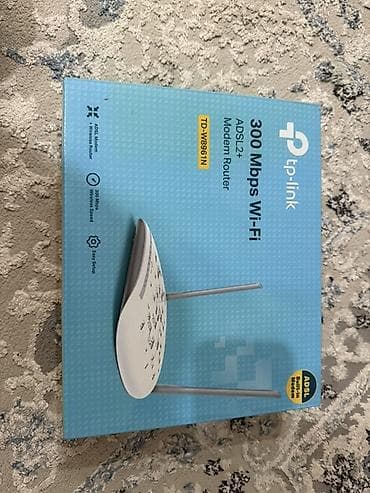 TP-Link TD-W8961N ADSL2+ Modem Router - Wi‑Fi sürəti: 300 Mbps -