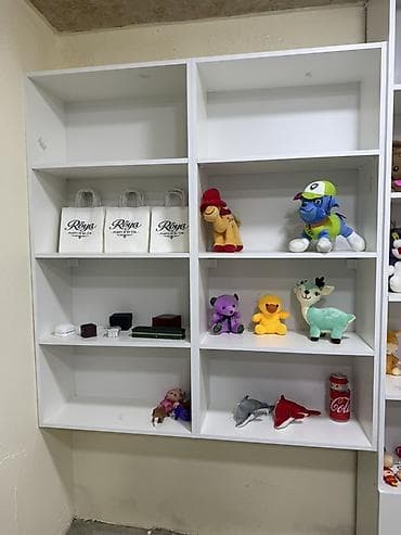 Оборудование для мойки: Ağ rəngli vitrin rəf sistemi - Material: laminat/MDFlam tipli ağ — 2