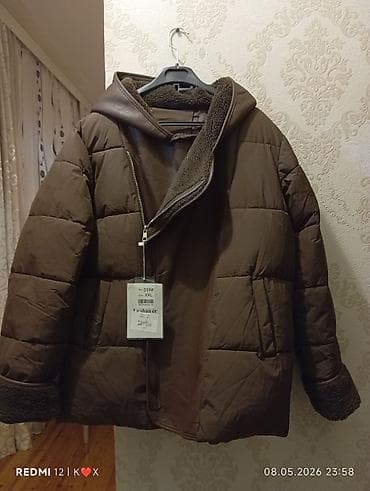 deri kurtkalar kisi ucun: Kurtka, Bolonka, Qış, Leshar, 2XL — 8