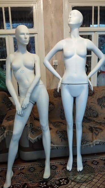 manekenler: Kişi, Qadın, Uşaq, Ağ — 4