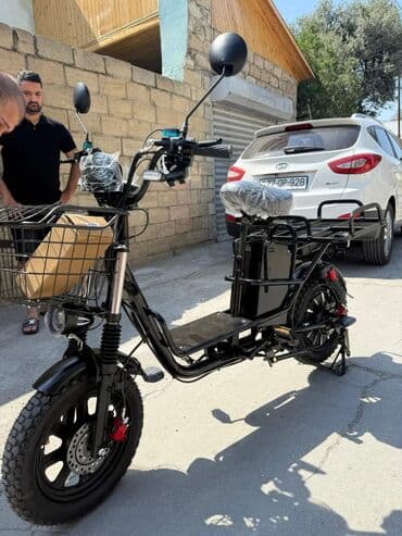 muhərrikli velosiped: Elektrik yük daşıyan velosiped/skuter - Güclü elektrik mühərriki və — 4