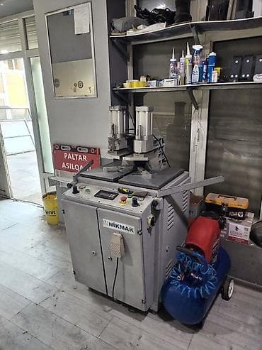 Alüminium/PVC qapı-pəncərə istehsalı üçün avadanlıq dəsti Tərkib: -