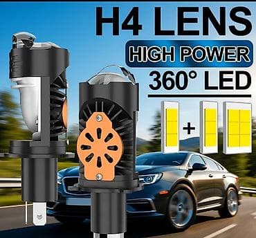 Avtomobil üçün güclü soyutma kullerli Lupali LED ön H4 — 4