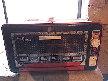 zimmer soba: Duxovka Eurolux, Elektrik, rəng - Qırmızı, Ayrıca dayanan — 1